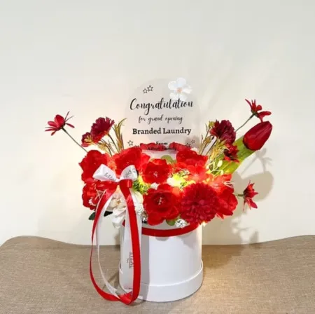 Bloom Box Akrilik Ucapan Grand Opening Tojo Una Una